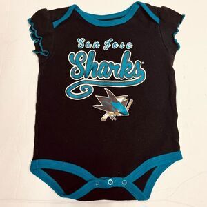 NHL San Jose Sharks Bodysuit   Sz 3/6m